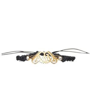 McQueen Logo Plaque Bracelet - White