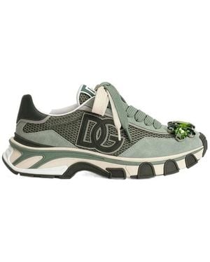 Dolce & Gabbana Dg Country Road Textile Trainers - Green