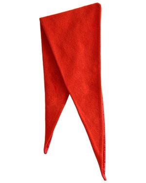 Rier Losange Mini Fleece Scarf - Red