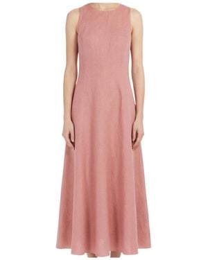 Eleventy Crew-Neck Maxi Dress - Pink