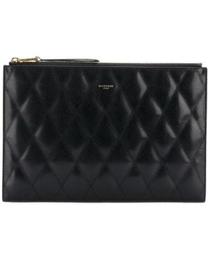 Givenchy Diamond Quilted Handbag - Black