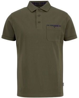 Barbour Corpatch Tailored Short-Sleeved Polo Shirt - Green