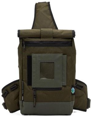 DIESEL Quilted Flap-Top Backpack - Green