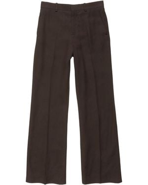 Acne Studios Tailored Herringbone Pants - Gray