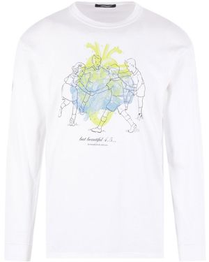 Undercover Graphic Printed Crewneck T-Shirt - White