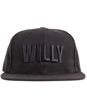 Willy Chavarria Logo Embroidered Hat - Black
