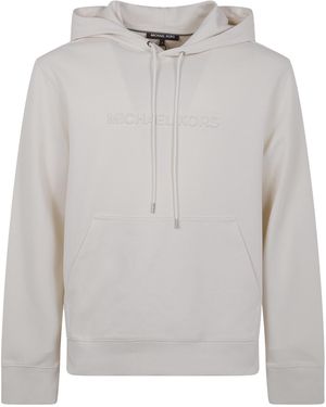 Michael Kors Embossed Logo Hoodie - Gray