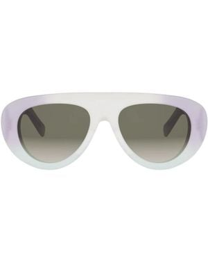 Celine Full-Rim Sunglasses - Metallic