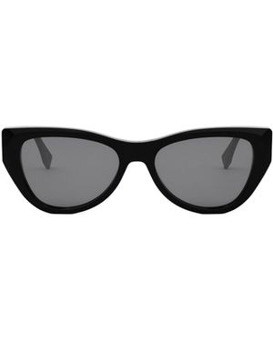Fendi Eyewear Cat-Eye Frame Sunglasses - Multicolour
