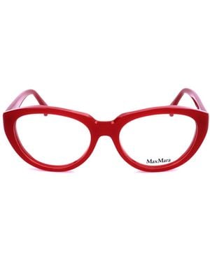 Max Mara Cat-Eye Glasses - Red