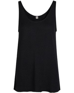 TOTEME Woven Tank - Black