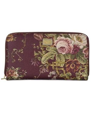 Dolce & Gabbana Logo Details Wallet - Brown