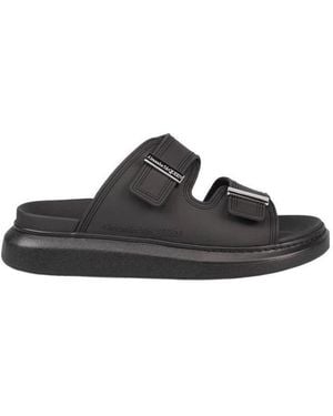 McQueen Hybrid Strapped Sandals - Brown