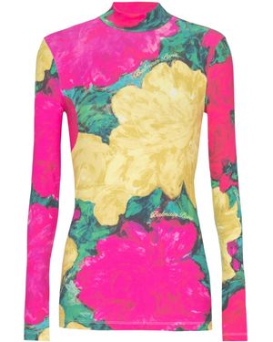 Balmain Long Sleeve Tops - Pink