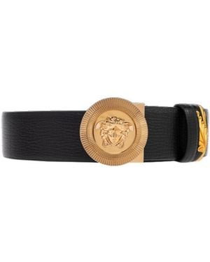 Versace Pattern-Printed Belt - White