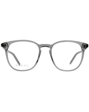 Gucci Eyewear Round Frame Glasses - White