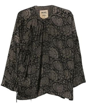 Uma Wang Printed Tops - Grey