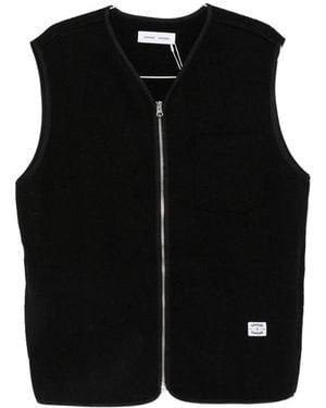 Samsøe & Samsøe Zip-Up Gilet - Black