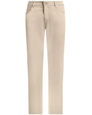 Etro Tapered Leg Trousers - Natural