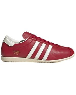 adidas Originals Paris Lace-Up Sneakers - Red