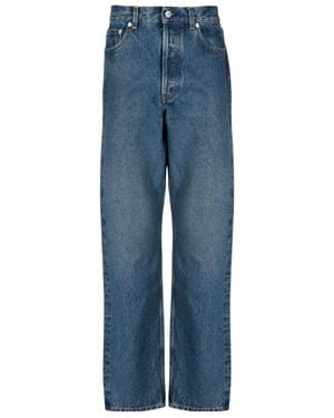 Ambush Logo Patch Straight-Leg Jeans - Blue
