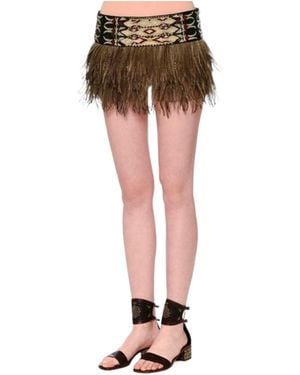 Valentino Feather Skirt - Multicolour