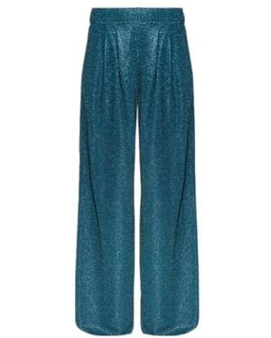 Oséree Oséree Lurex Thread Pants - Blue
