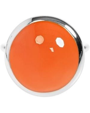 Marni Round Embellished Ring - Orange