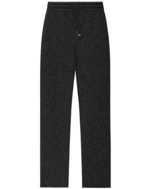 Etro Arnica-Motif Jacquard Track Pants - Black