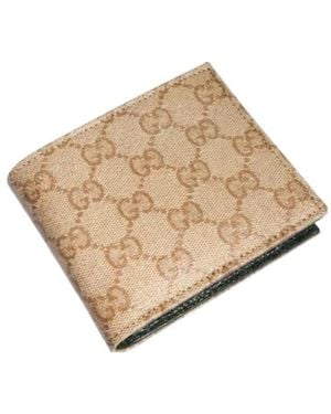 Gucci Essence Classic Bi-Fold Wallet - Natural