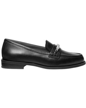 MICHAEL Michael Kors Dina Leather Loafer - Black