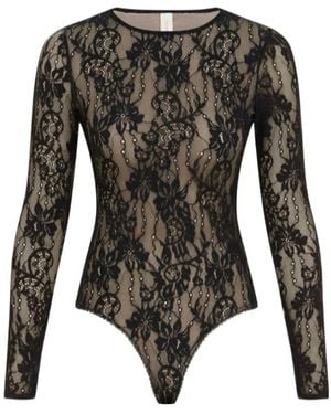 Zimmermann Lace Bodysuit - Black