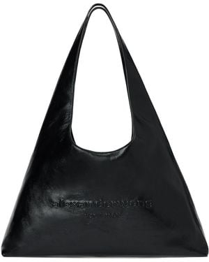 Alexander Wang Logo Detailed Shoulder Bag - Black
