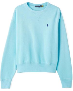 Polo Ralph Lauren Long-Sleeved Sweatshirt - Blue