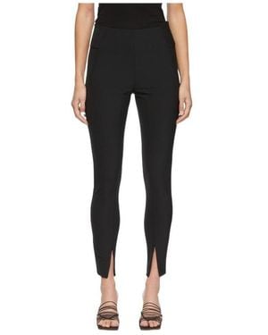 By Malene Birger Logo Casual Trousers - Black