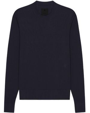 Givenchy 4G Embroidered Crewneck Sweatshirt - Blue