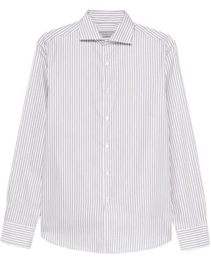 Canali Long-Sleeved Shirt - White