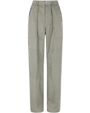 Rabanne Rabanne Pleated Button Fastened Trousers - Grey