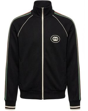 Gucci Technical Jersey Zip Jacket - Black