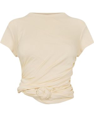 Magda Butrym Wrap Top - White