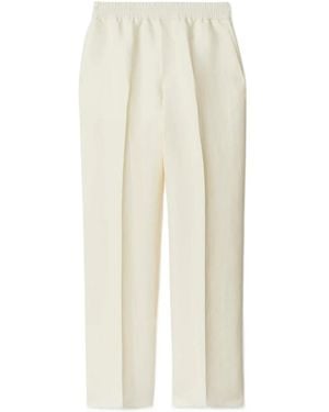 Burberry Tapered-Leg Tailored Pants - White