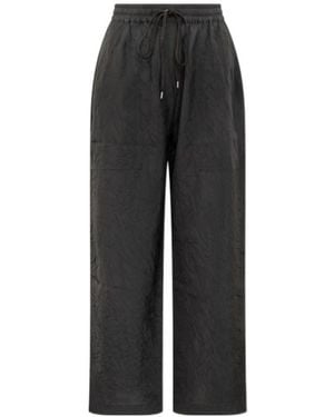 Studio Nicholson Capel Drawstring Straight-Leg Trousers - Black