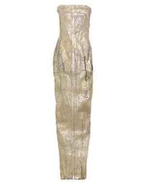 Rick Owens Sleeveless Denim Dress - White