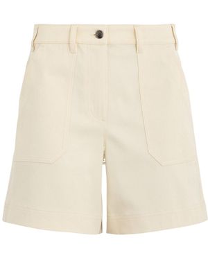 Moncler Stretch Casual Shorts - Natural