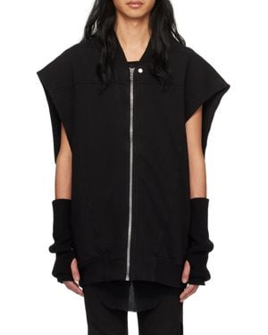 Rick Owens Zip-Up Gilet - Black