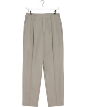 Lemaire Pleated-Front Side-Adjustable Pants - Gray
