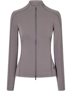 On Shoes Fitted Fullzip Stretch Sports Jacket - Purple