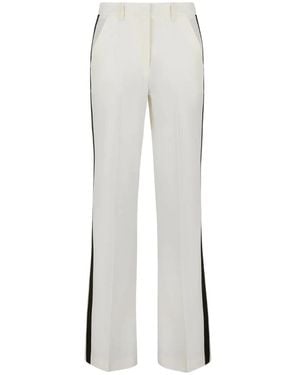 P.A.R.O.S.H. High Waist Straight-Leg Pants - White