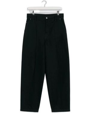 Lemaire Maxi Barrel Workwear Pants - Black