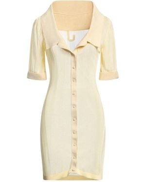 Jacquemus Short-Sleeved Dress - Natural